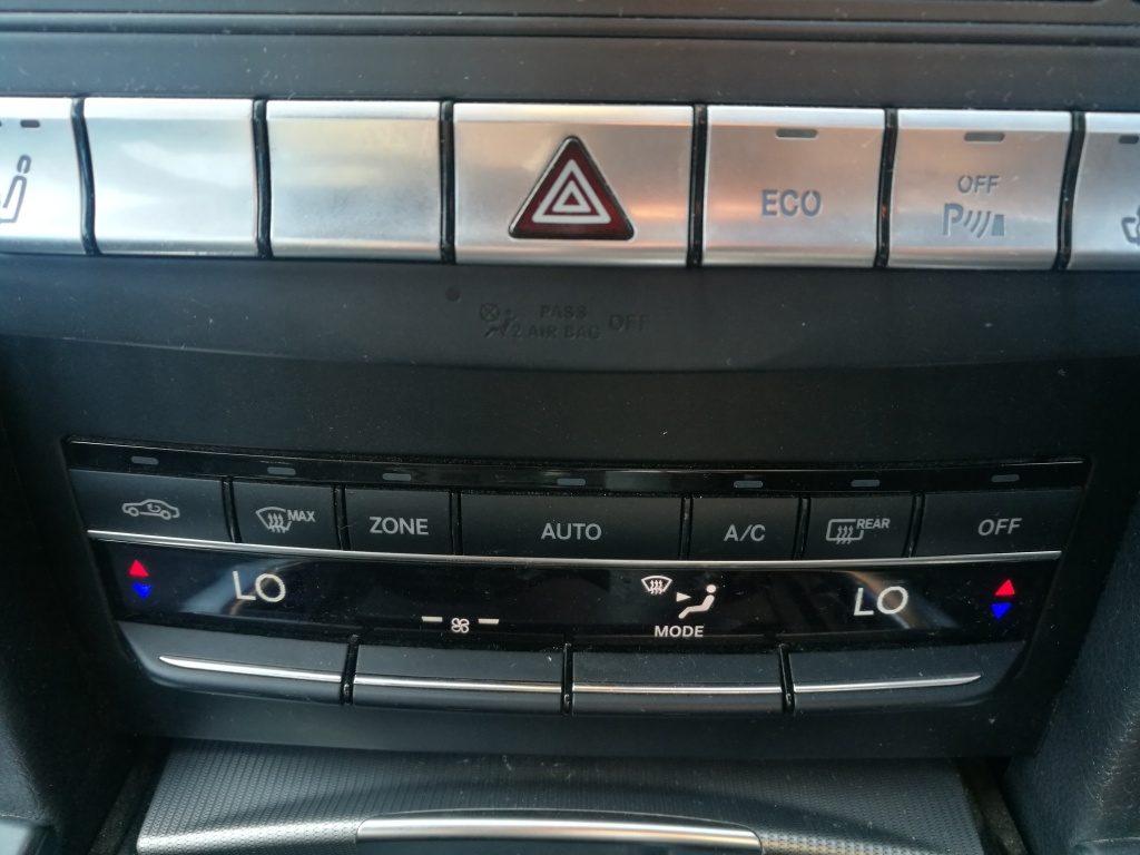 Climatronic mercedes w212 facelift