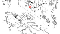 Clindru pedala ambreiaj Audi A4 8E 2002 2003 2.5 T...