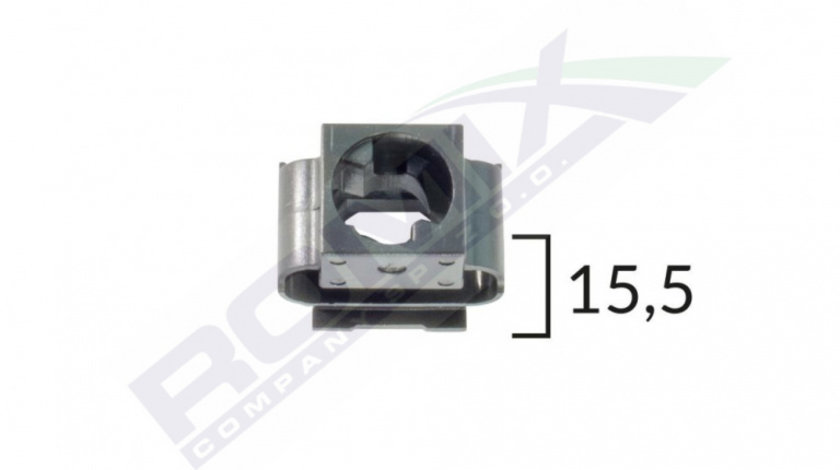 Clips De Fixare Pentru Audi/skoda/seat/vw 15.5mm - Negru Set 10 Buc Romix C10131-RMX