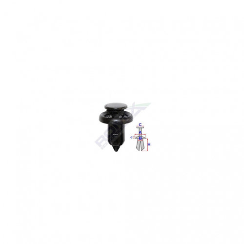 Clips Fixare Elemente Exterioare Pentru Honda 10x16.2mm Negru Set 5 Buc Romix C60752-RMX