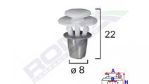 Clips Fixare Elemente Exterioare Pentru Seat Vw 8x...