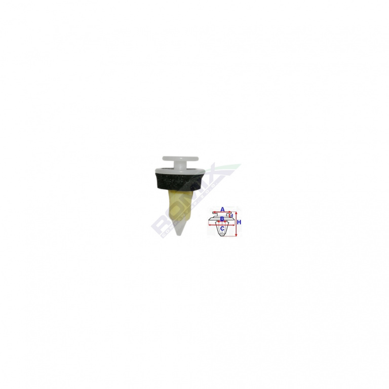 Clips Tapiterie Pentru Mercedes W163 8x29mm Set 10 Buc Romix C60542-RMX