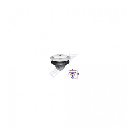 Clips Tapiterie Pentru Vw Transporter Set 10 Buc Romix C60439-RMX