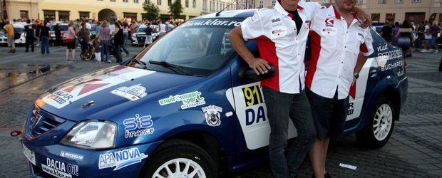 CNR 2011: Francois Delecour a pilotat o Dacia Logan la Raliul Sibiului