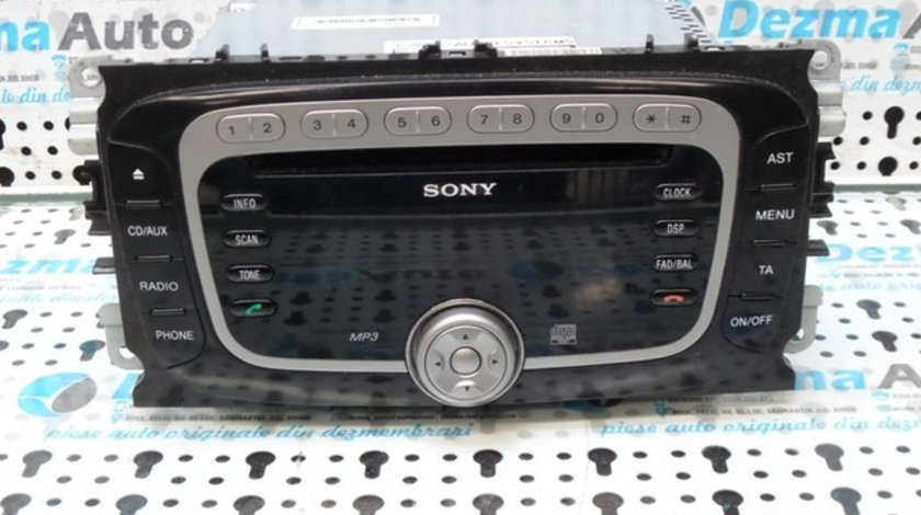 Cod oem: 7M5T-18C939-EB, radio cd MP3 Ford Focus 2 sedan (DA) 2007-2011