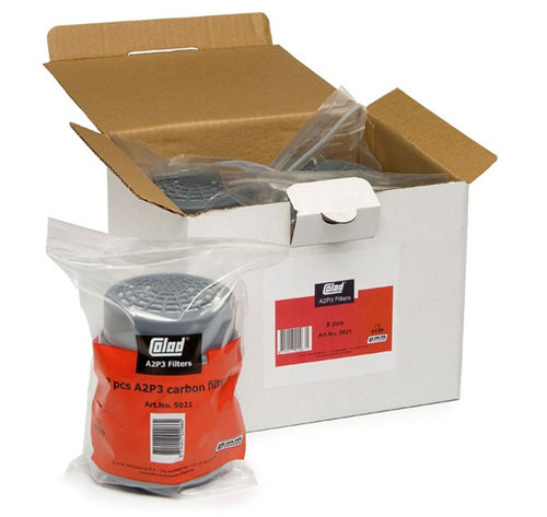 Colad &amp; Hamach Set 2 Buc Filtru Carbon Activ A2P3 Pentru Masca Gaze 5021CLD