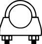 Colier, sistem de esapament AUDI A4 (8E2, B6) (2000 - 2004) WALKER 82328 piesa NOUA