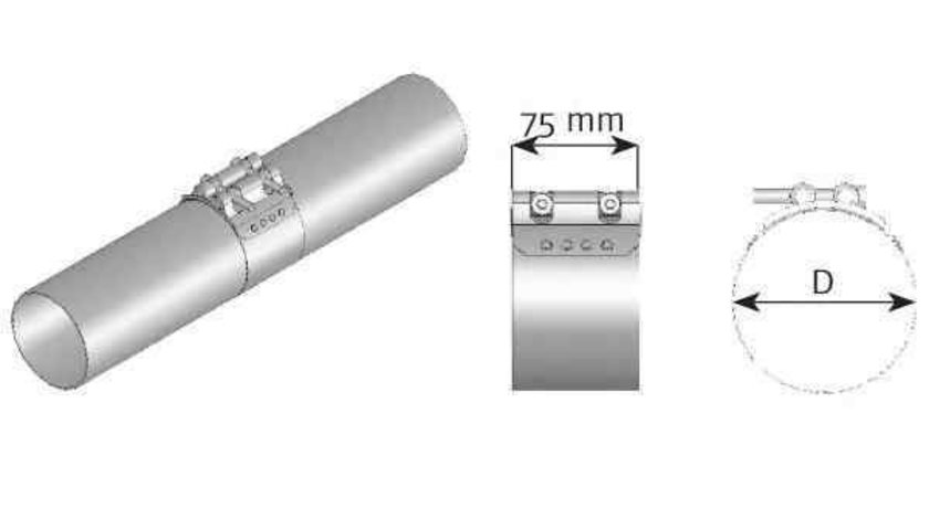 Colier, sistem de esapament Producator DINEX 99489T