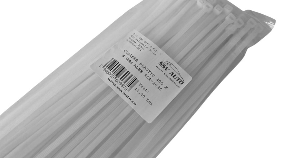 Coliere Plastic 400 X 4.8MM Albe TCT-2035