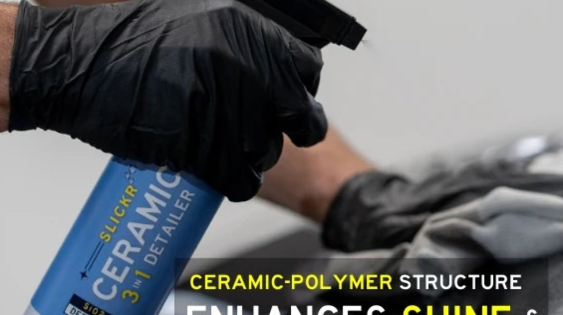 Collinite Slickr 3 in 1 Ceramic Detailer No.150 Solutie Detailing Rapid Protectie Ceramica 473ML CO-150