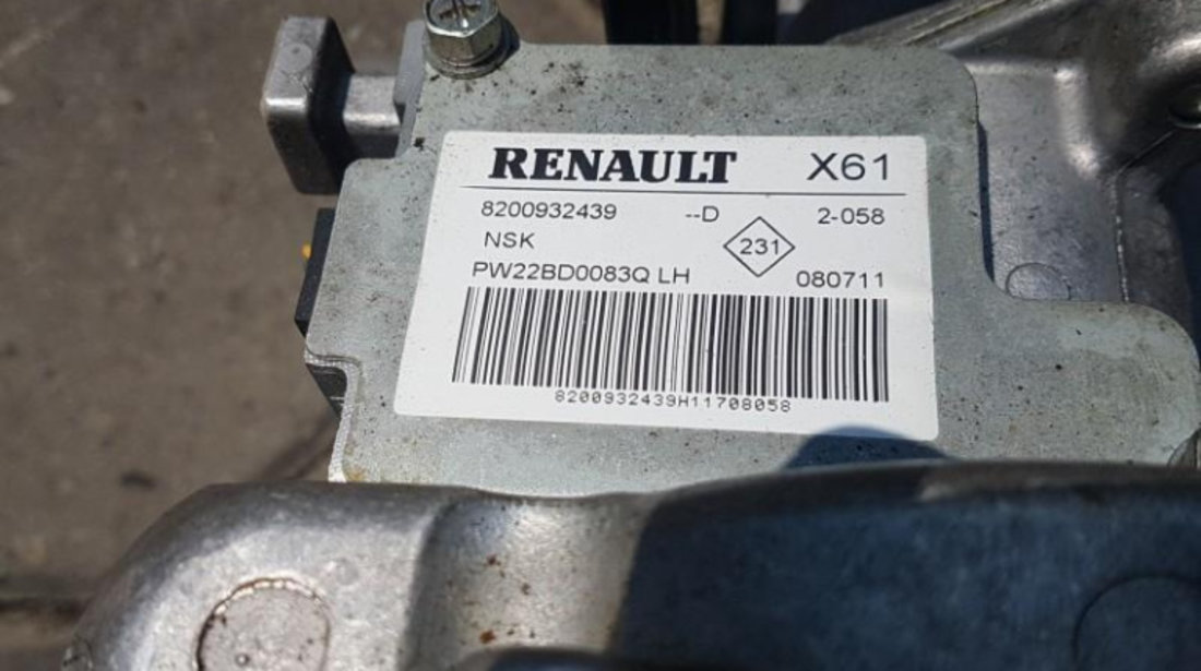 Coloana directie Renault Kangoo (2008->) 8200932439