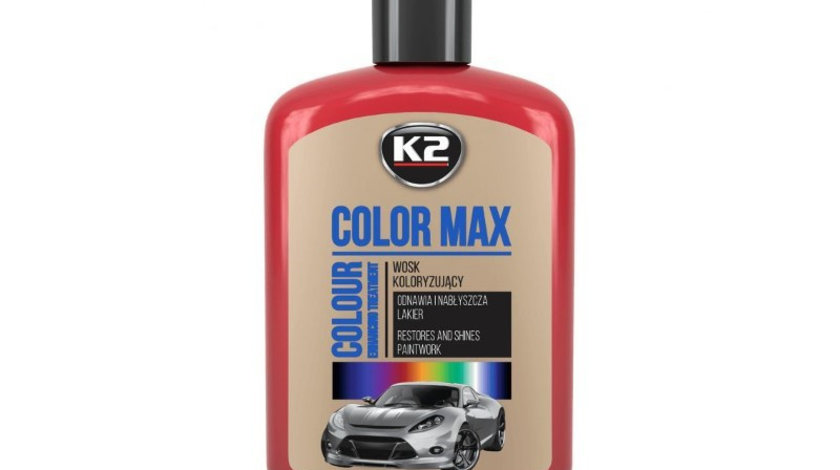 Color Max Ceară Lucioasă Colorantă, 200 Ml, Roșu K2-00007