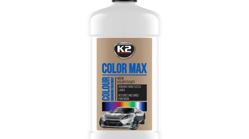 Color Max Ceară Lucioasă Colorantă, 500 Ml, Albă K2-00569
