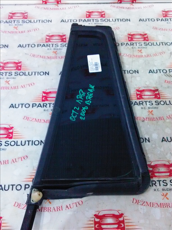 Coltar geam usa dreapta spate SKODA OCTAVIA 2 an fabr. 2008