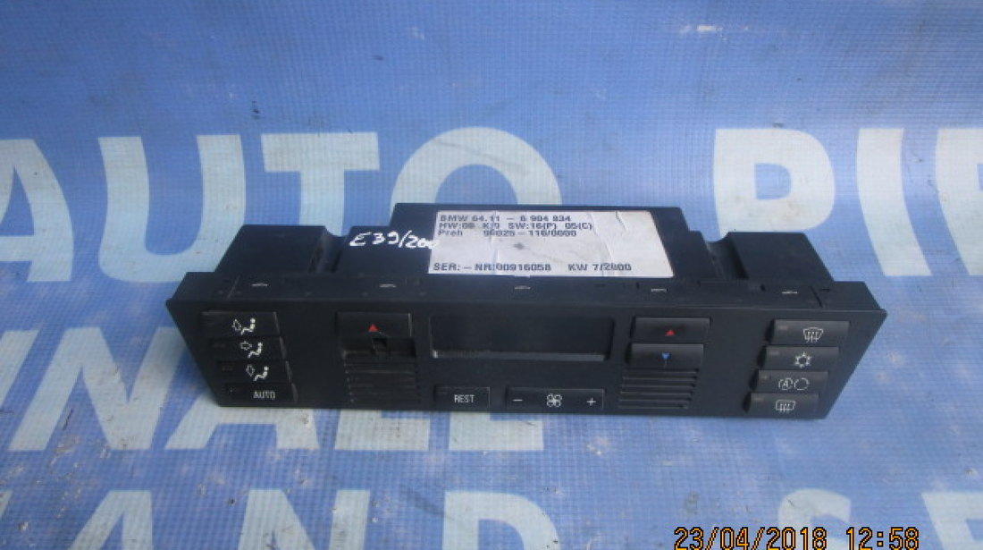 Comanda aer BMW E39 ;  6904834 (un buton lipsa)