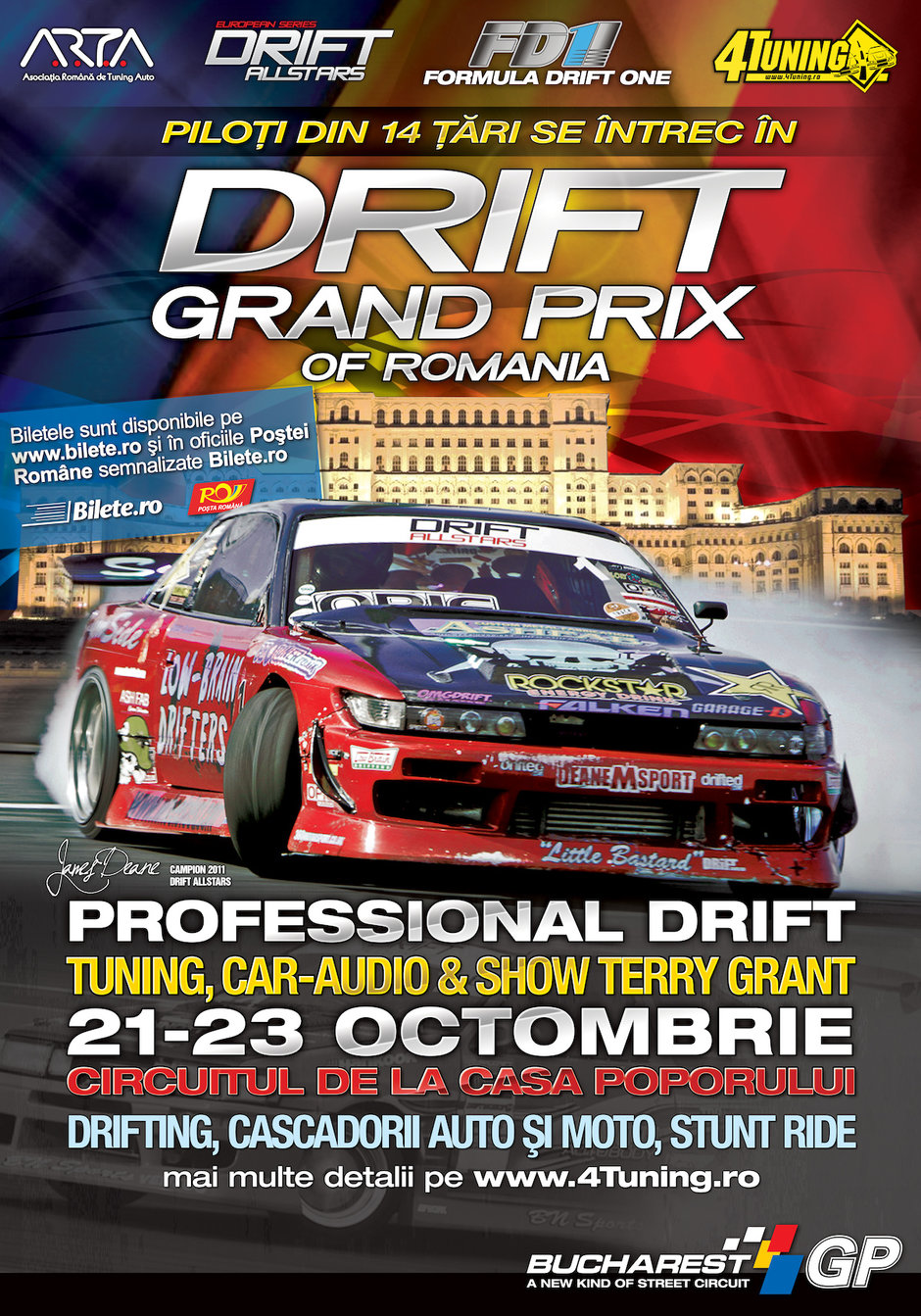 Comanda bilete la cel mai tare eveniment al anului, Drift Grand Prix of Romania