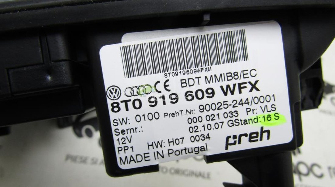 Comanda navigatie MMI 2G Audi A4 8K / A5 8T cod 8T0919609 wFX