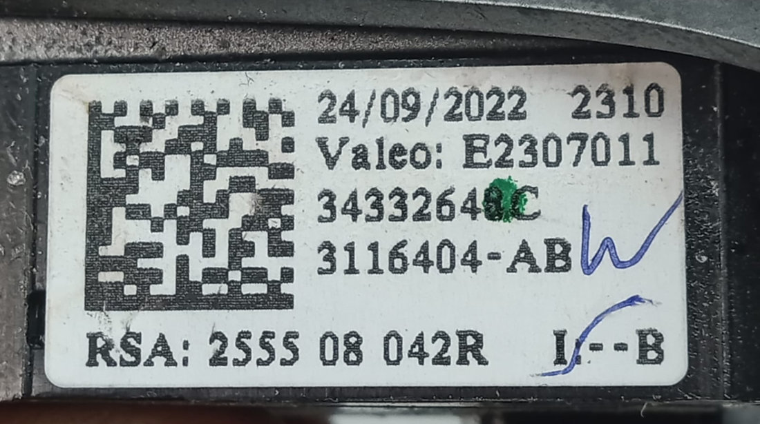 Comenzi volan 34332648c Dacia Logan 3 [2020 - 2022]