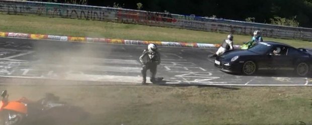 Compilatie de iarna cu accidentele de la Nurburgring