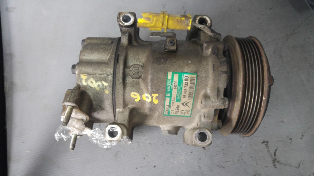 Compresor ac 1.1 b 1.4 b 1.6 d peugeot 206 307 citroen c2 c4 9646273380