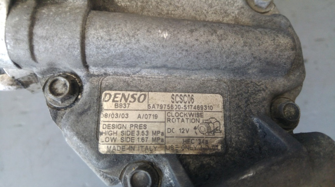 Compresor ac 1.3 multijet fiat punto 5a7975600 517469310