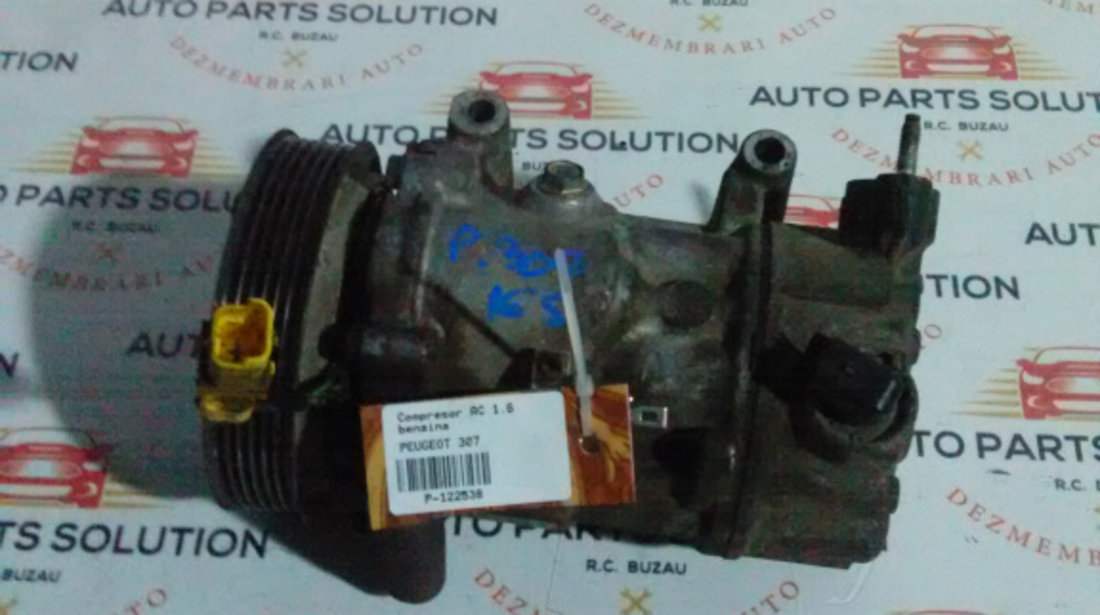 Compresor AC 1.6 benzina PEUGEOT 307 2004-2009