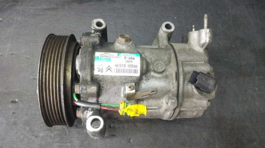 Compresor ac 1.6 hdi citroen c4 9651910980