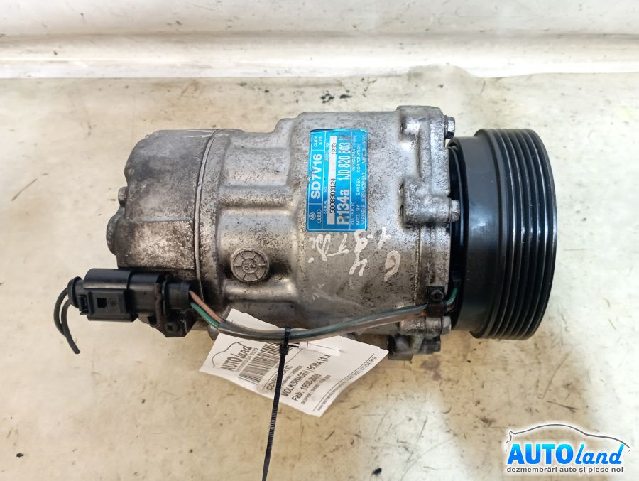 Compresor AC 1j0820803k Mufa Semiovala Volkswagen BORA 1J2 1998-2005