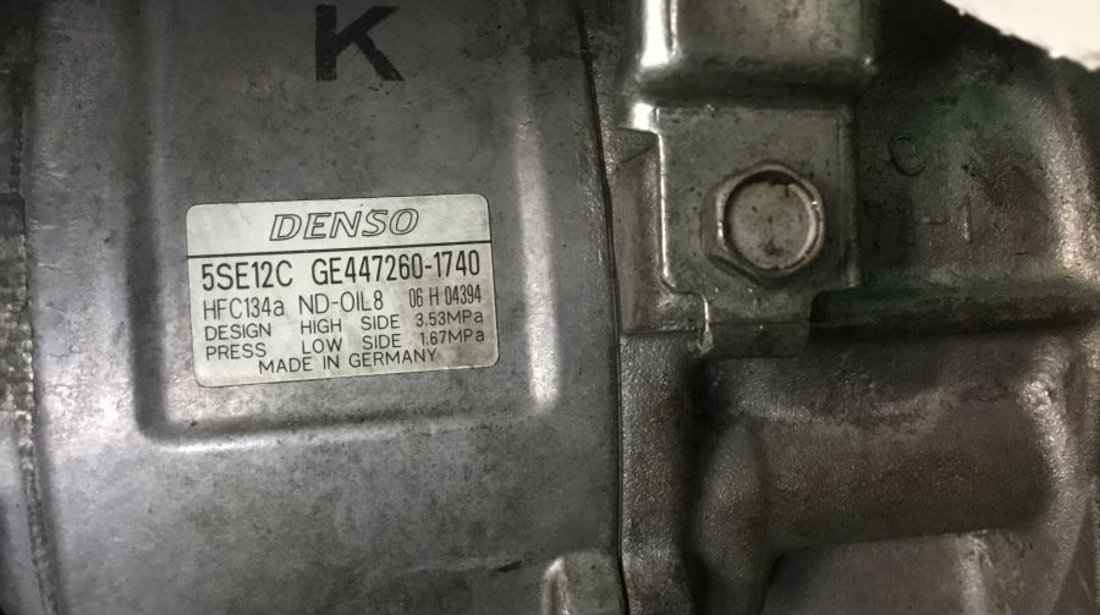 Compresor AC 4472601740 2.0d4 D Toyota AVENSIS combi T25 2003