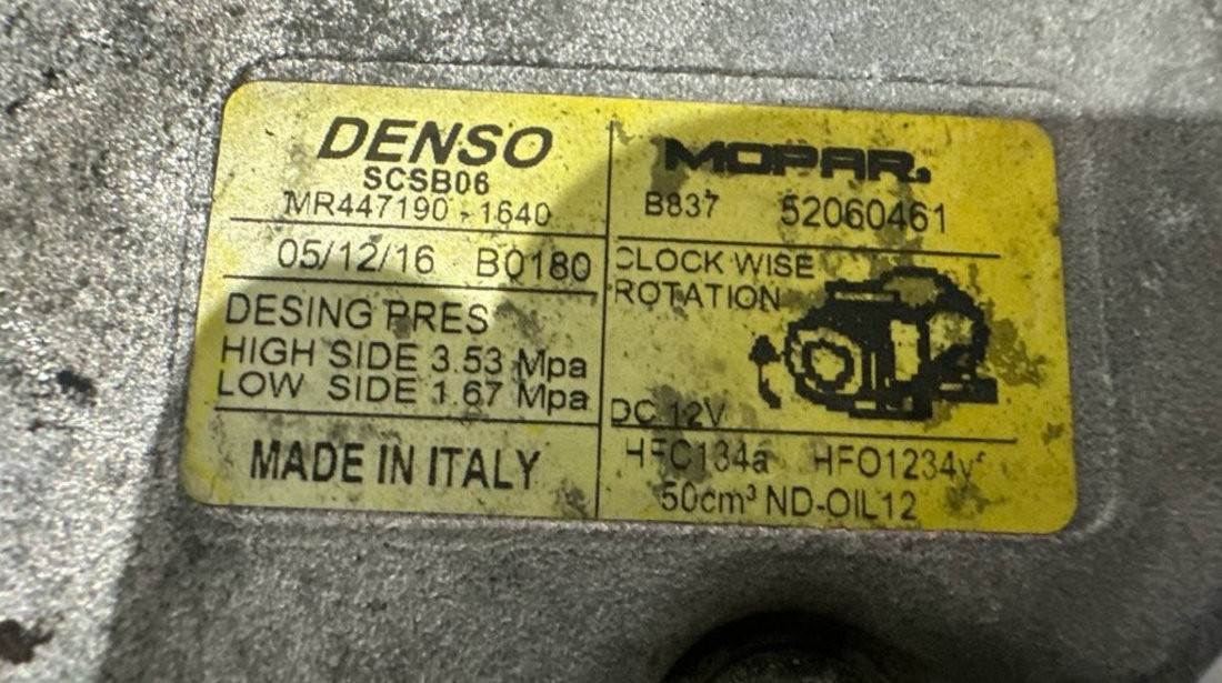 Compresor AC 52060461 Lancia Musa (350) 1.4 b 78 cai