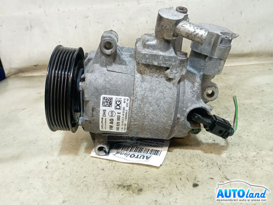 Compresor AC 5n0820803e 1.6 TDI Skoda FABIA 2006