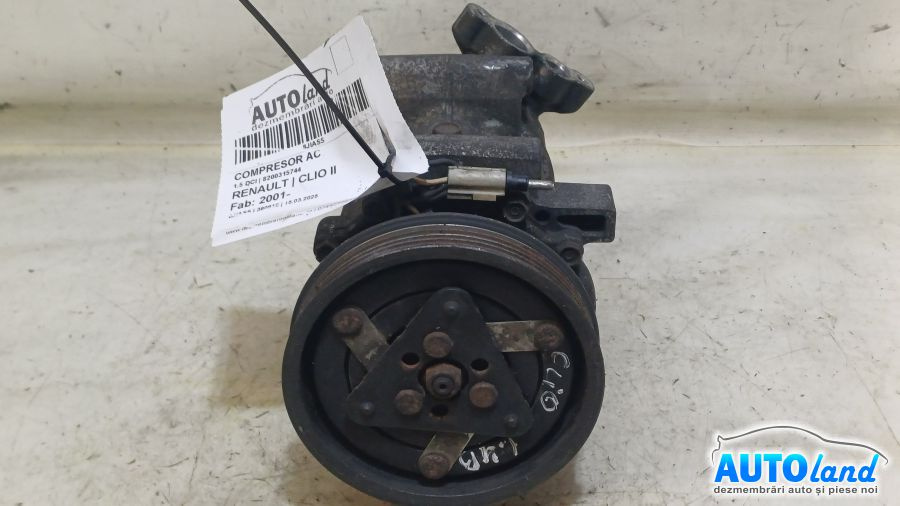 Compresor AC 8200315744 1.5 DCI Renault CLIO II 2001