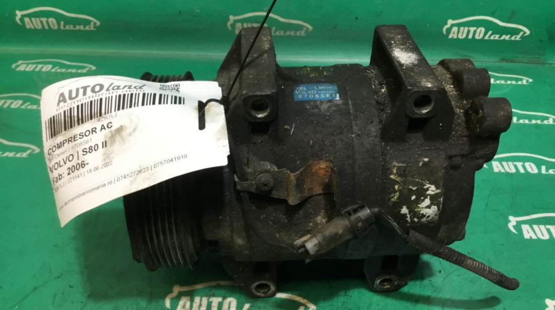 Compresor AC 8708581 2.4 Diesel Volvo S80 II 2006