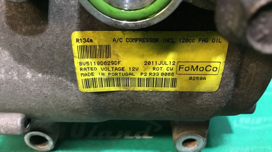 Compresor AC 8v5119d629df 1.4 TDCI Ford FIESTA VI 2008