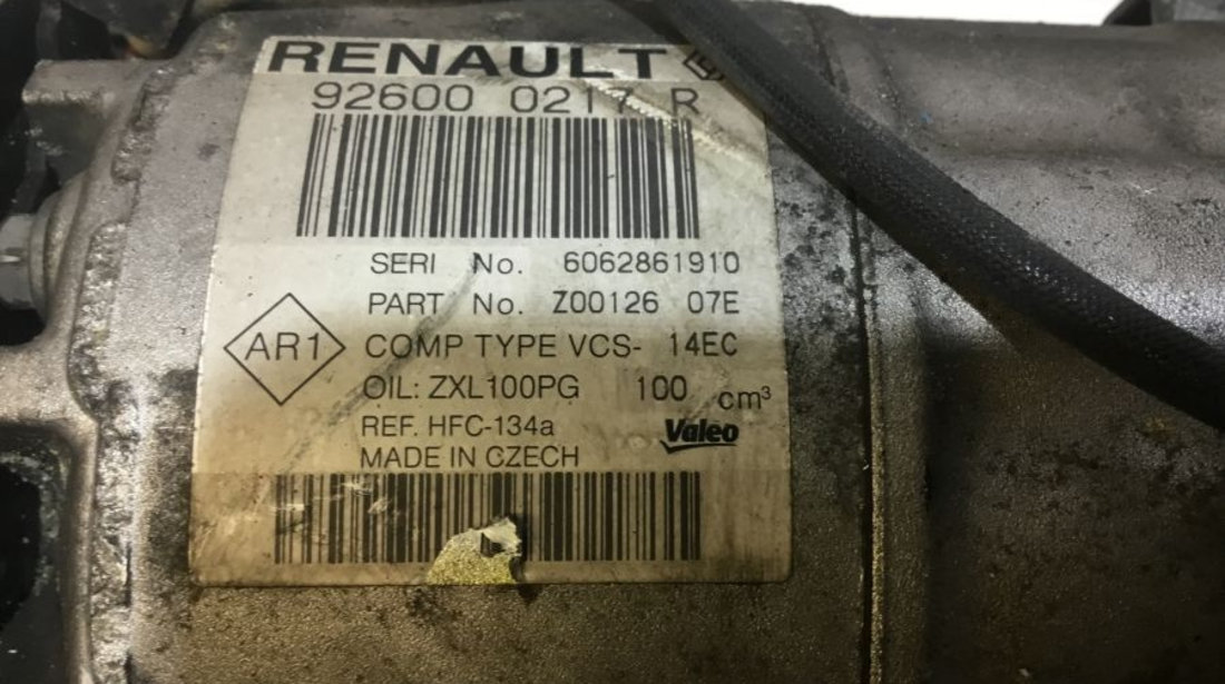 Compresor AC 926000217r Renault CLIO IV 2012