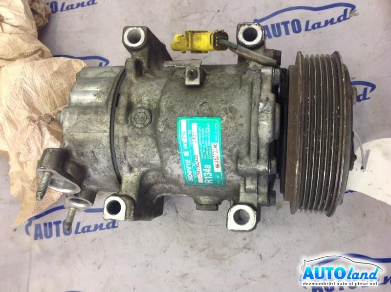 Compresor AC 9646273380 1.6 HDI, 6 Can Peugeot 307 3A/C 2000