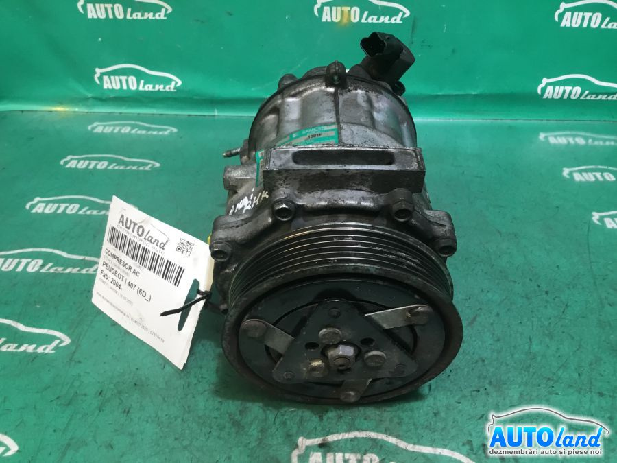 Compresor AC 9648138980 2.0 HDI Peugeot 407 6D 2004