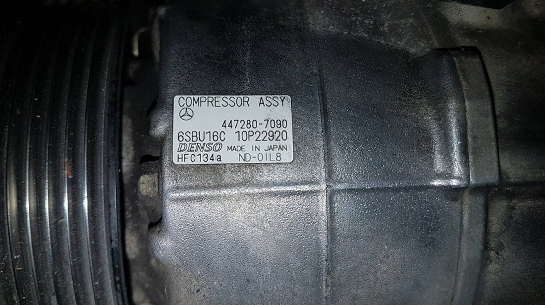 Compresor ac a0008302700 447280-7090 mercedes benz w204 c220 cdi euro 5