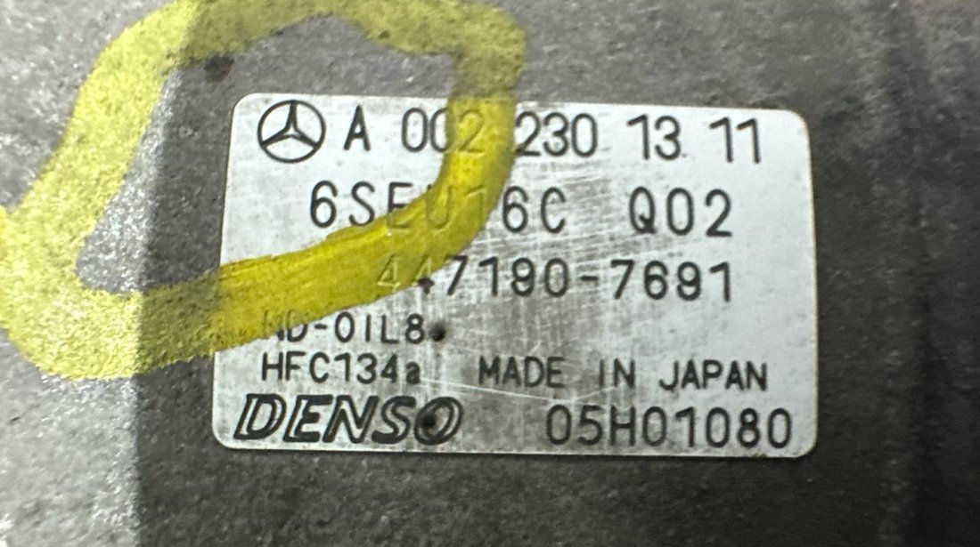 Compresor AC A0022301311 Mercedes Benz Clasa A (W169) 2.0 b Turbo 193 cai