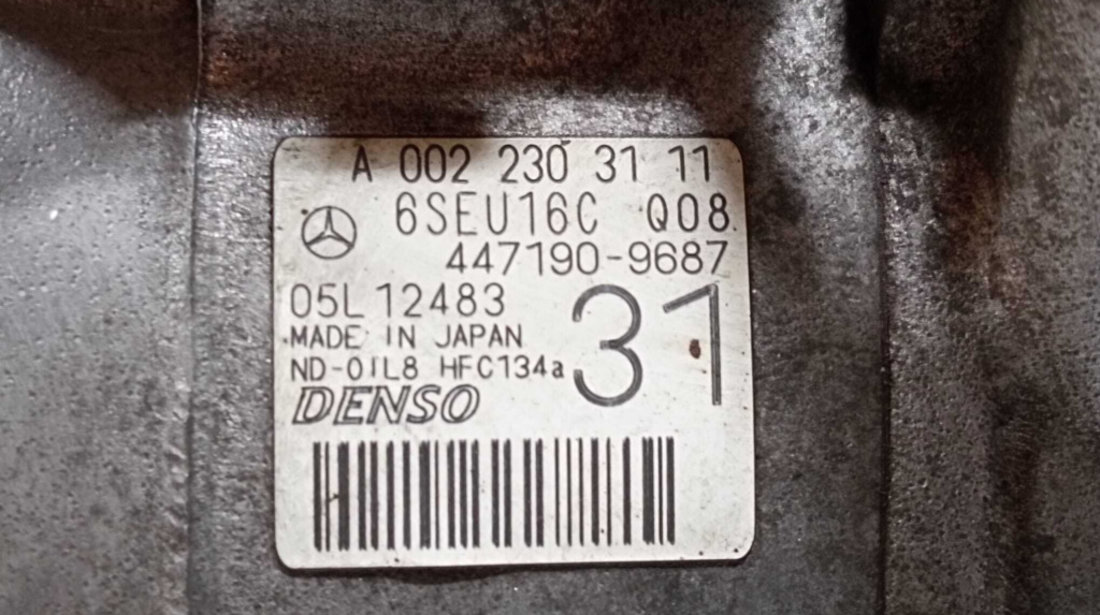 Compresor AC Aer Conditionat Clima Mercedes Clasa GLK Class X204 2.2 CDI 2009 - 2015 Cod A0022303111 4471909687 6SEU16C [M4950]