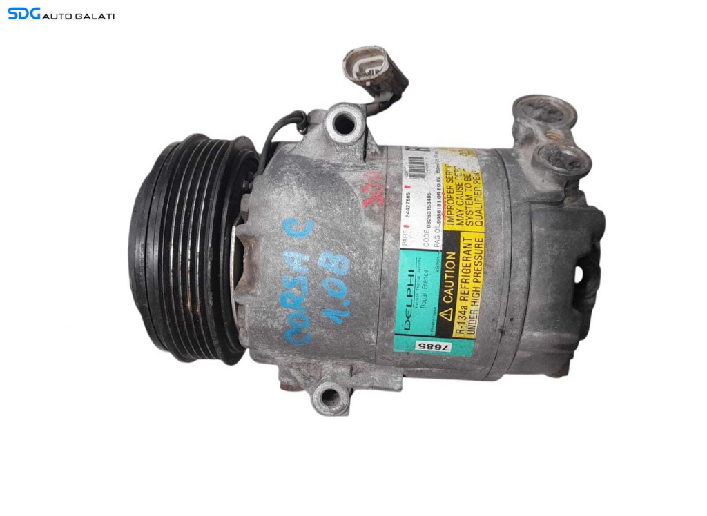 Compresor AC Aer Conditionat Clima Opel Corsa C 1.2 Z12XE Z12XEP 2000 - 2006 Cod 24427685 [N0873]
