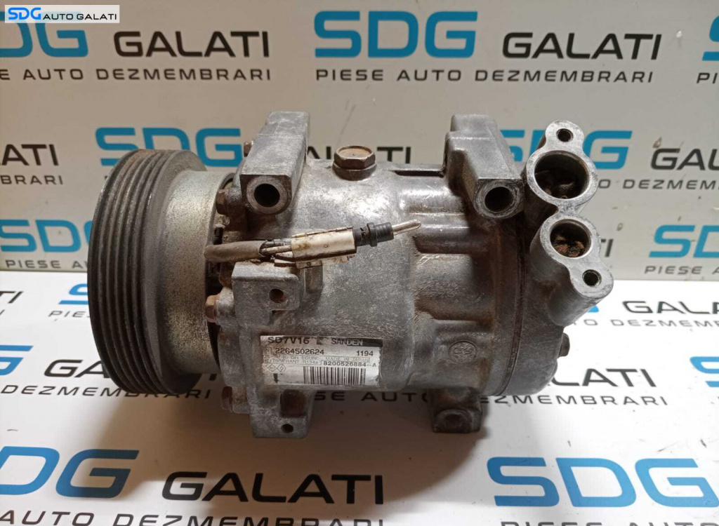 Compresor AC Aer Conditionat Clima Renault Clio 2 1.5 1998 - 2012 Cod 8200526884A 2265402624 [M6670]
