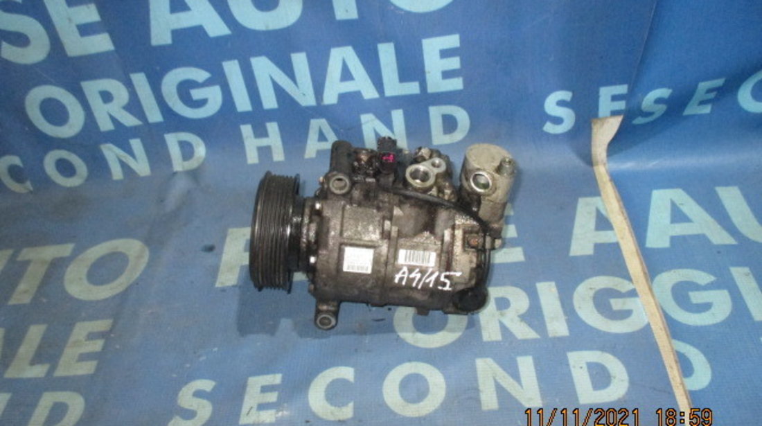 Compresor AC Audi A4 2.0tdi; 8E0260805BF (ambreiaj defect)