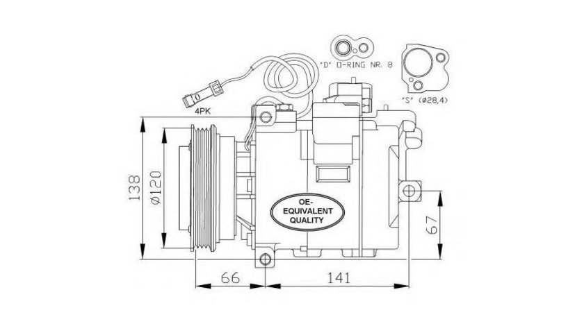 Compresor ac Audi AUDI A6 (4B2, C5) 1997-2005 #2 0300K011