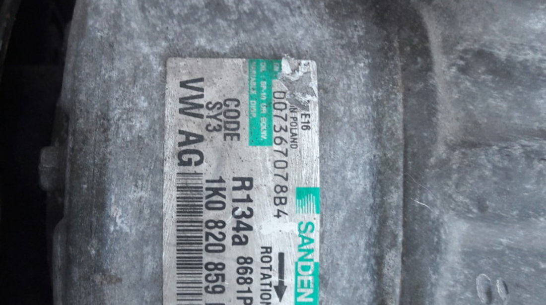 Compresor ac audi skoda seat vw 1k0820859f