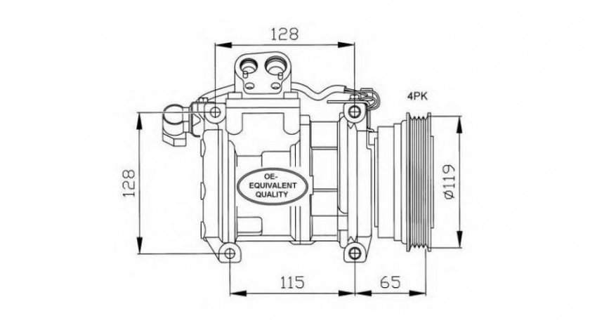 Compresor ac BMW 3 Touring (E36) 1995-1999 #2 0600K040