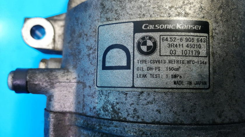 Compresor AC BMW Seria 3 E46 2.0 diesel 64526905643