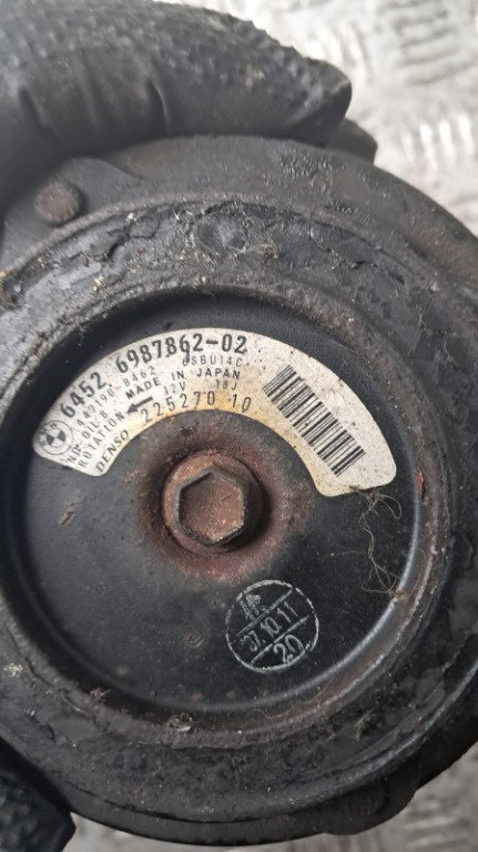 Compresor AC BMW seria 5 E60 E61 2.0 D cod motor N47D20A ,an 2008 cod 447260-1851 / 6987862-02