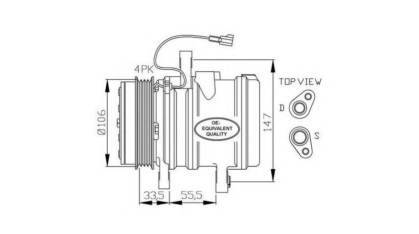 Compresor ac Chevrolet MATIZ (M200, M250) 2005-2016 #2 101DA14001