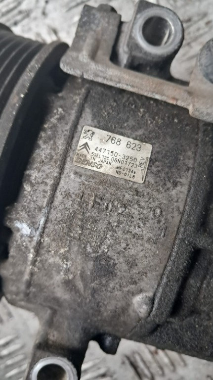 Compresor AC Citroen DS5 1.6 HDI cod motor 9HR / DV6C transmisie manuala an 2012 cod 447150-3250